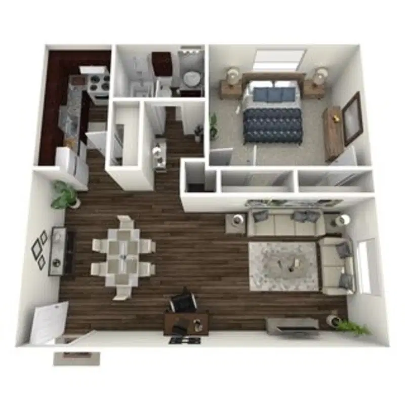 The Arts Apartments at Jefferson Heights, Baton Rouge – Room in 1 Bed 1 Bath | A2