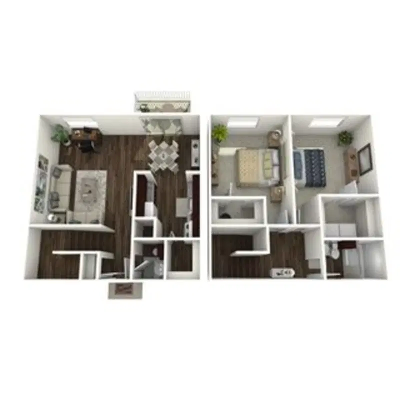 The Arts Apartments at Jefferson Heights, Baton Rouge – Room in 2 Bed 1.5 Bath | B3