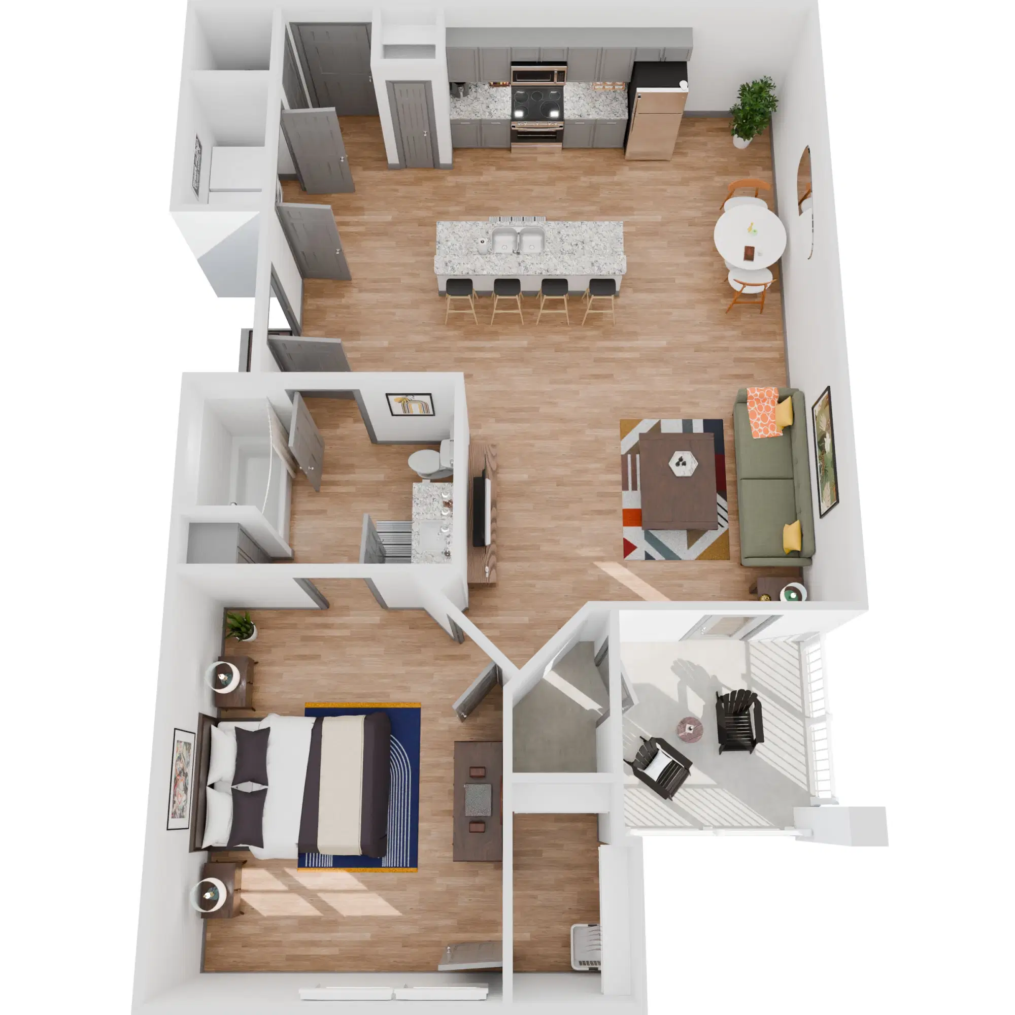 Bluebonnet Reserve, Baton Rouge – 1 Bedroom 1 Bathroom | A1