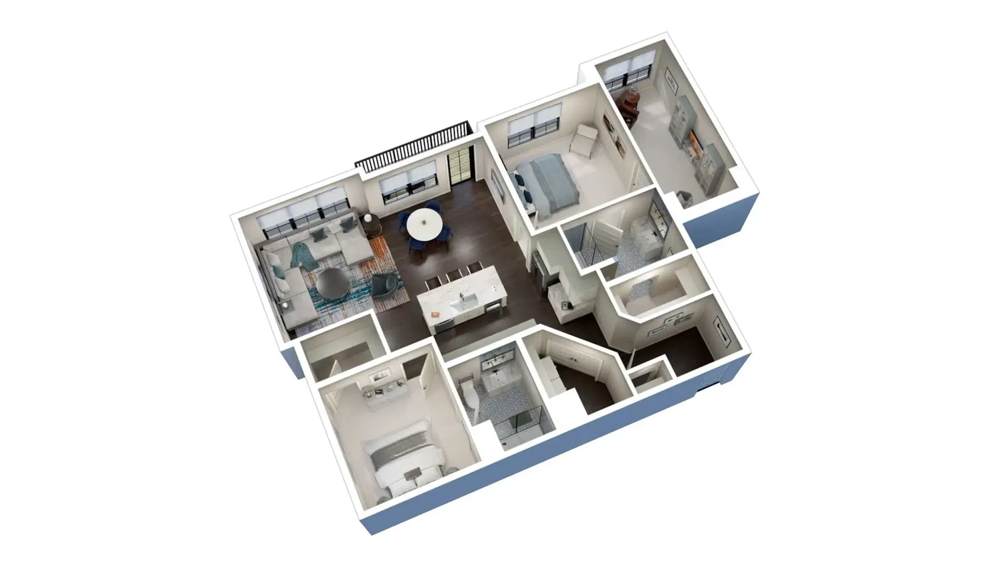 The Fairfax, Columbus – 2 Bed 2 Bath | C3 with Den
