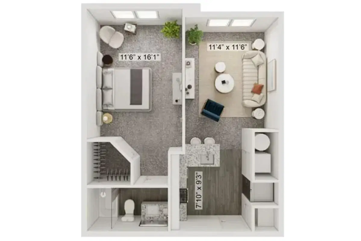 The Kingston, Upper Arlington – 1 Bed 1 Bath | The Matthews