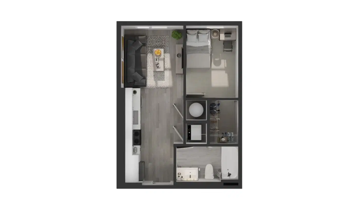 Lofts at Cascades, Tallahassee – 1 Bed 1 Bath | 1C