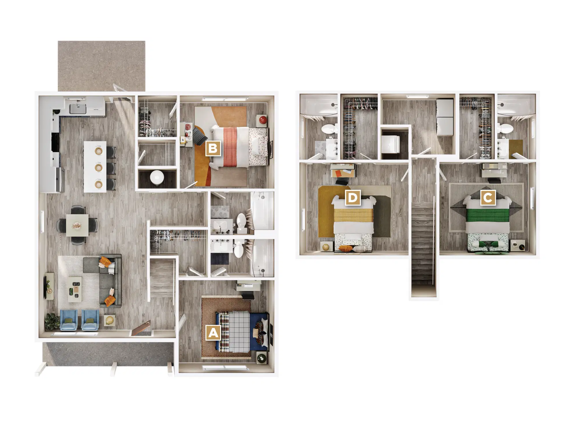 The Retreat Bunn Hill, New York – Room in a 4 Bedroom 4 Bathroom - Azalea