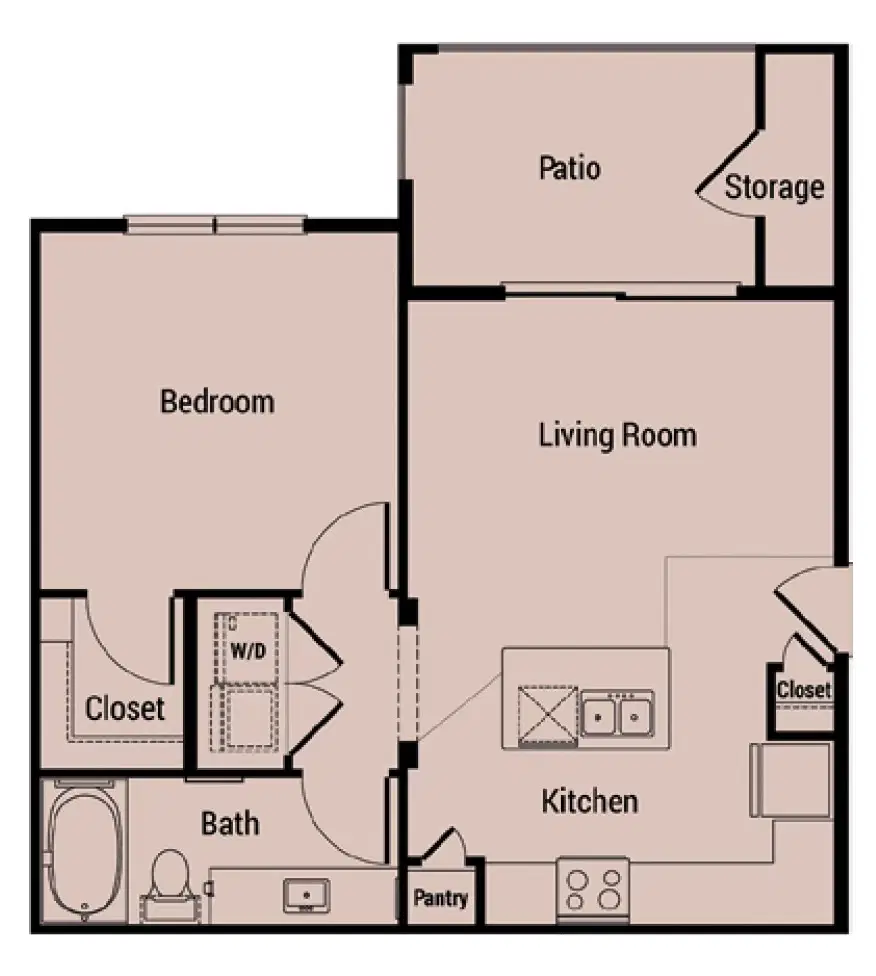 Oxford at Santa Clara, Pflugerville – Room in 1 Bed 1 Bath | A1