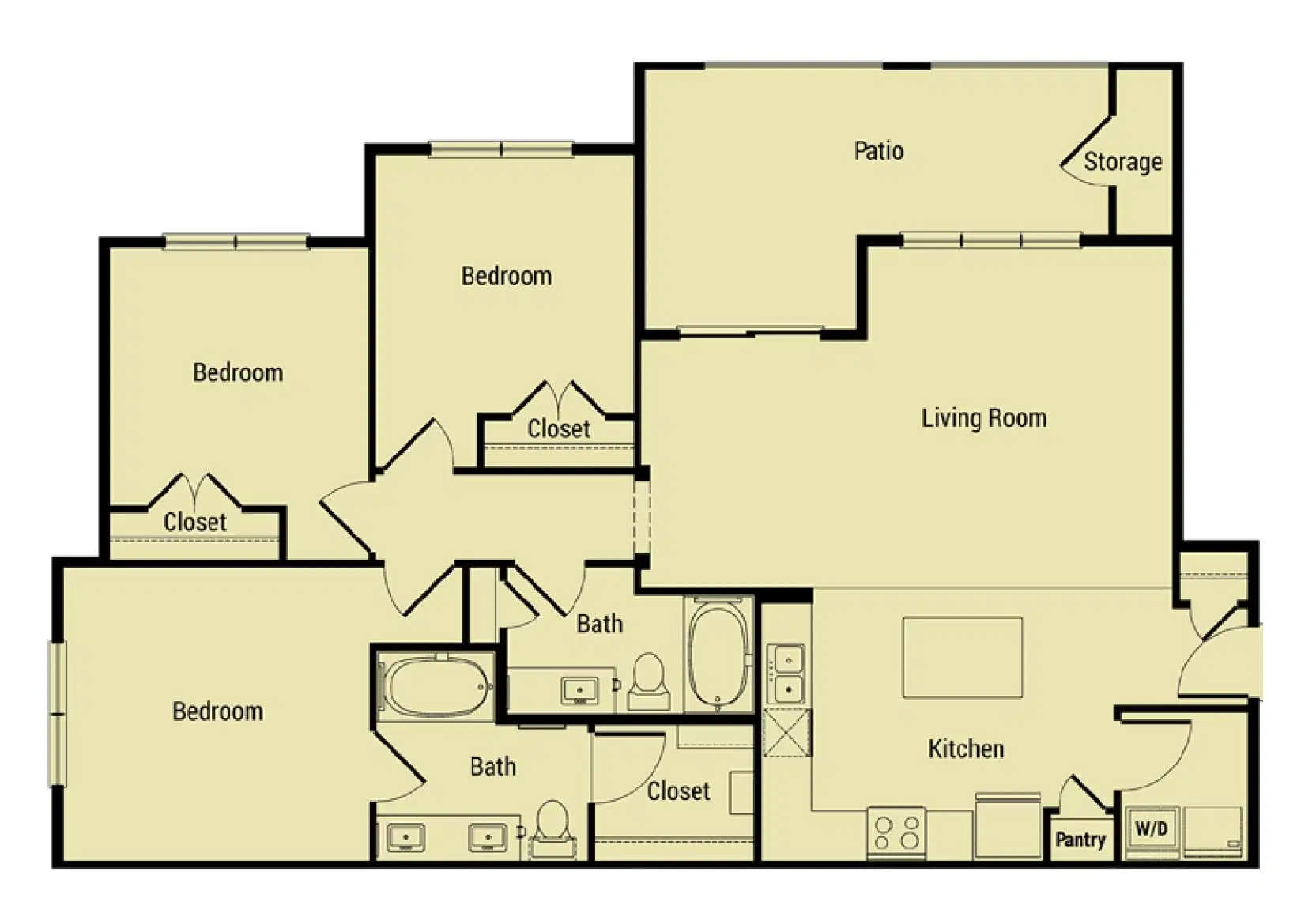 Oxford at Santa Clara, Pflugerville – Room in 2 Bed 2 Bath | C1