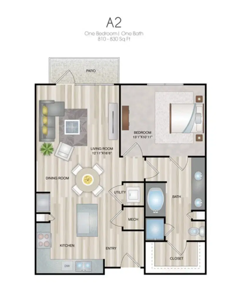 Oxford at Medical Center, San Antonio – Room in 1 Bed 1 Bath | A2B