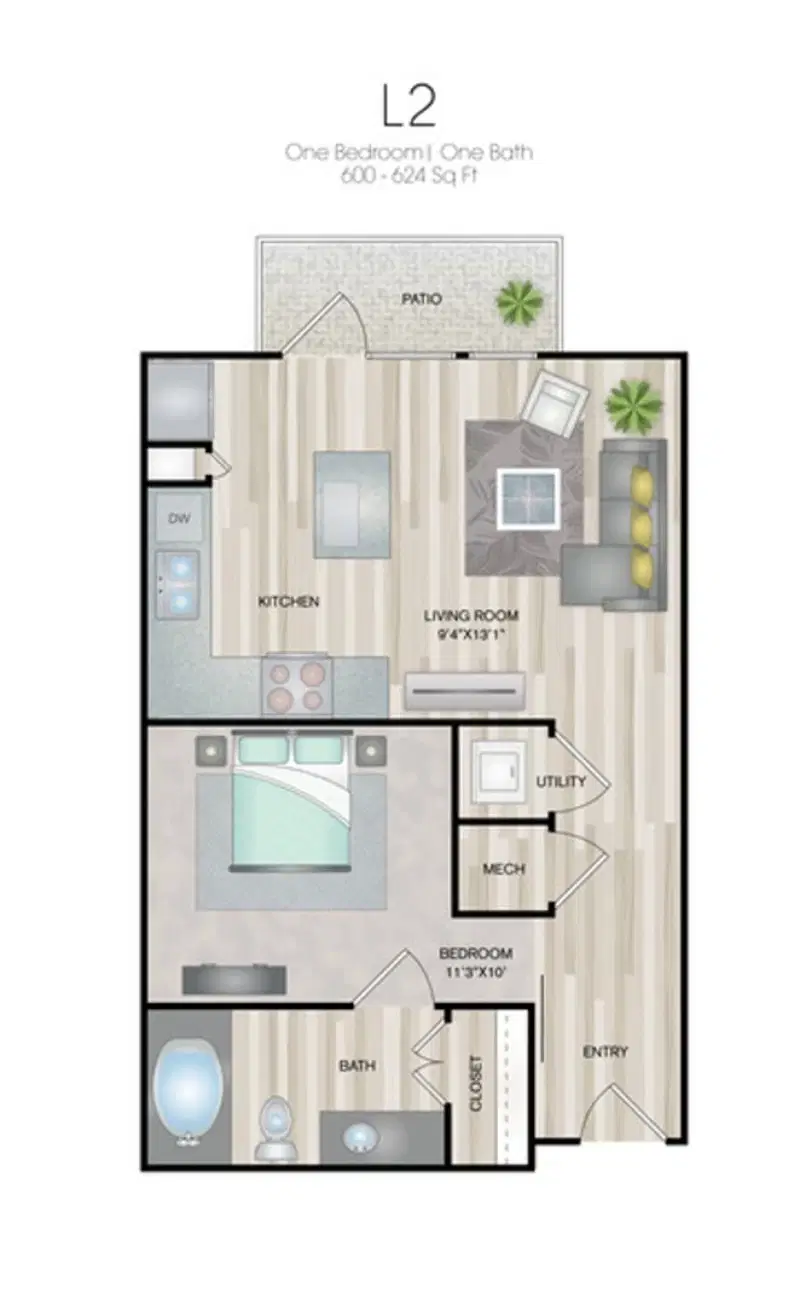 Oxford at Medical Center, San Antonio – Room in 1 Bed 1 Bath | L2