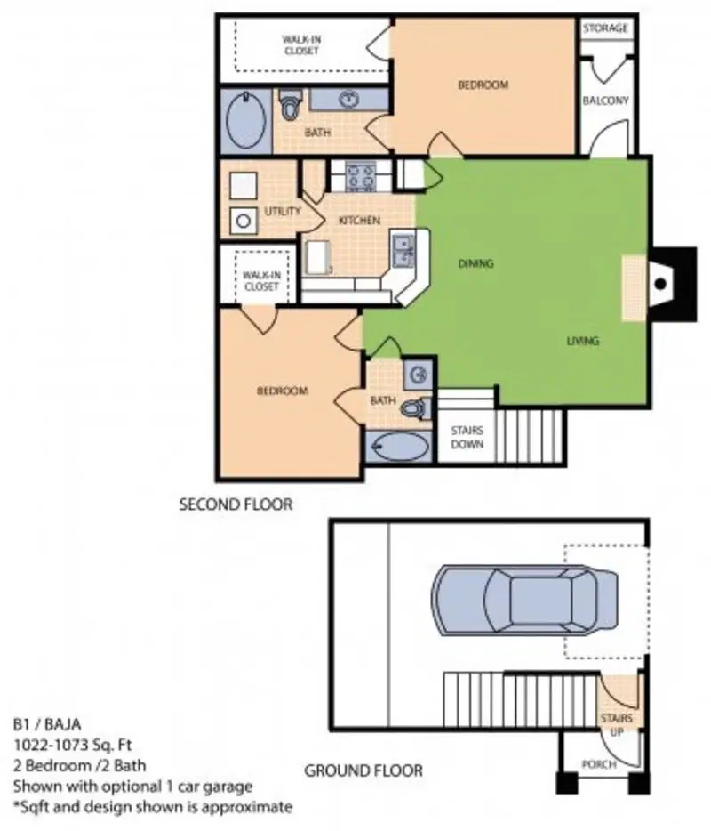 Oxford at Sonterra, San Antonio – Room in 2 Bed 2 Bath | B1L- The Baja