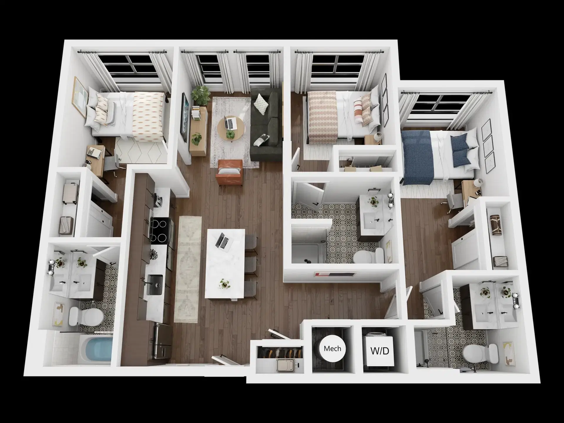 Rambler Columbus, Columbus – 3 Bedroom 3 Bathroom