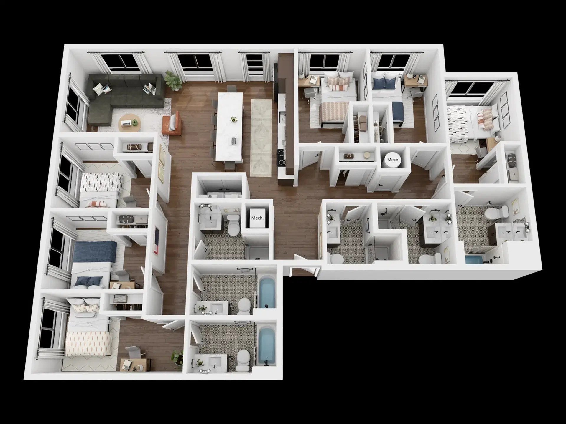 Rambler Columbus, Columbus – 6 Bedroom 6 Bathroom