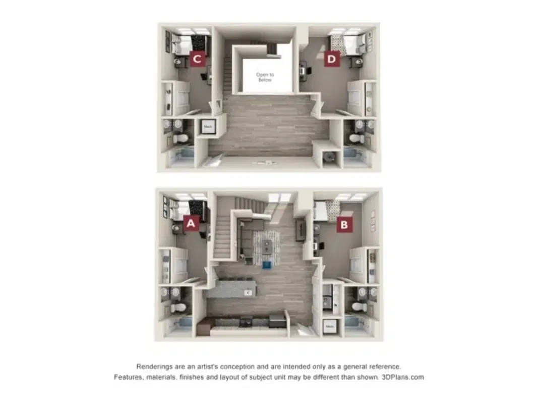 The Mark Atlanta, Atlanta – Room in a 4 Bed 4 Bath | The Penthouse 4x4