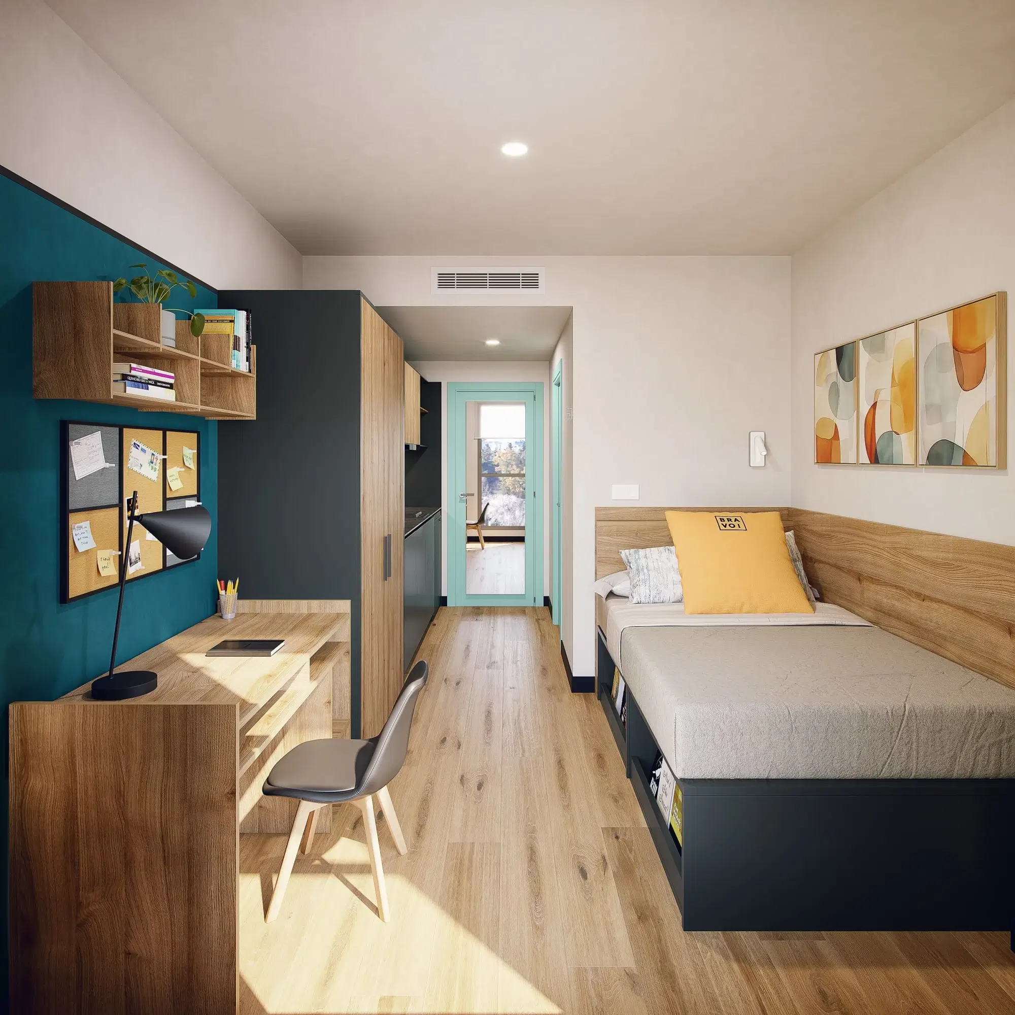 Bravo Zaragoza, Zaragoza – PMR Single Room With Terrace