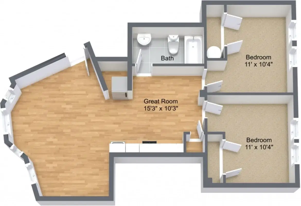 The Ashley Apartments, Detroit – The Greyson