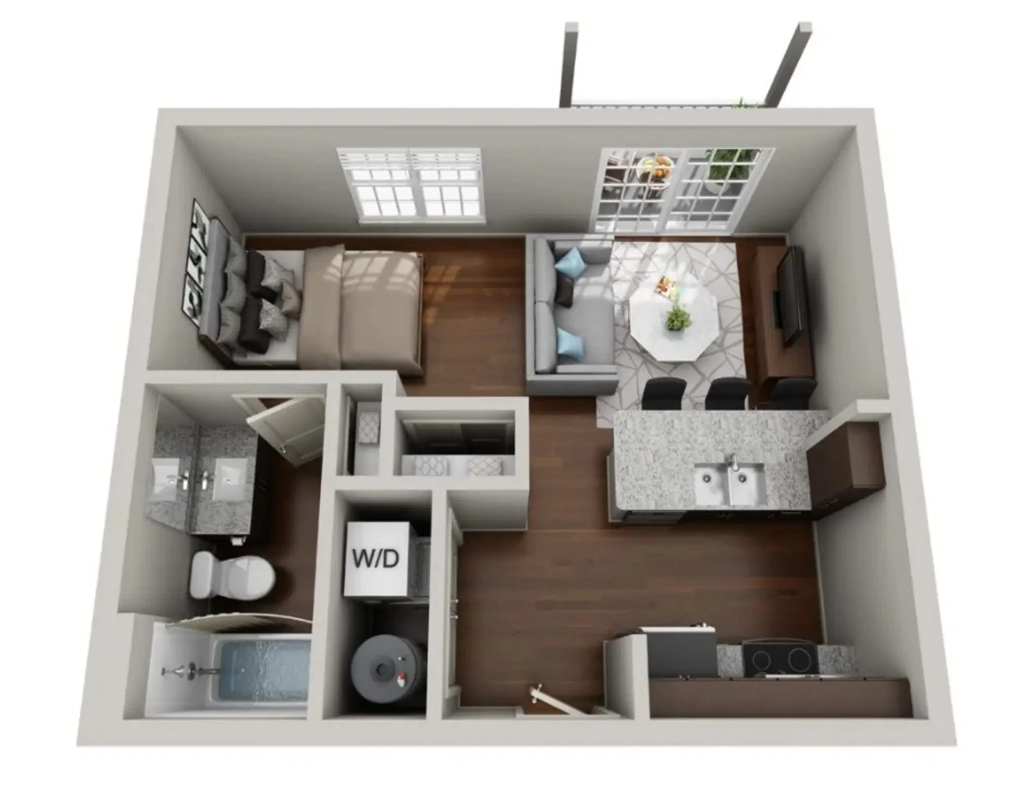 The Landing, West Lafayette – Studio F