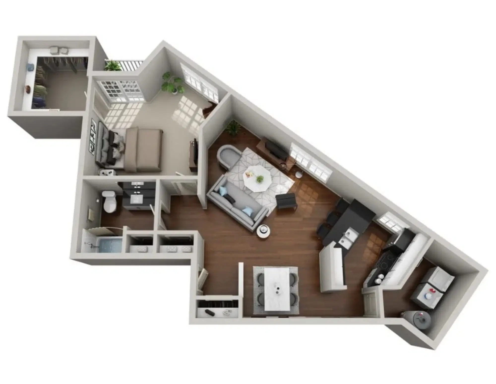The Landing, West Lafayette – 1 Bedroom 1 Bathroom | A5