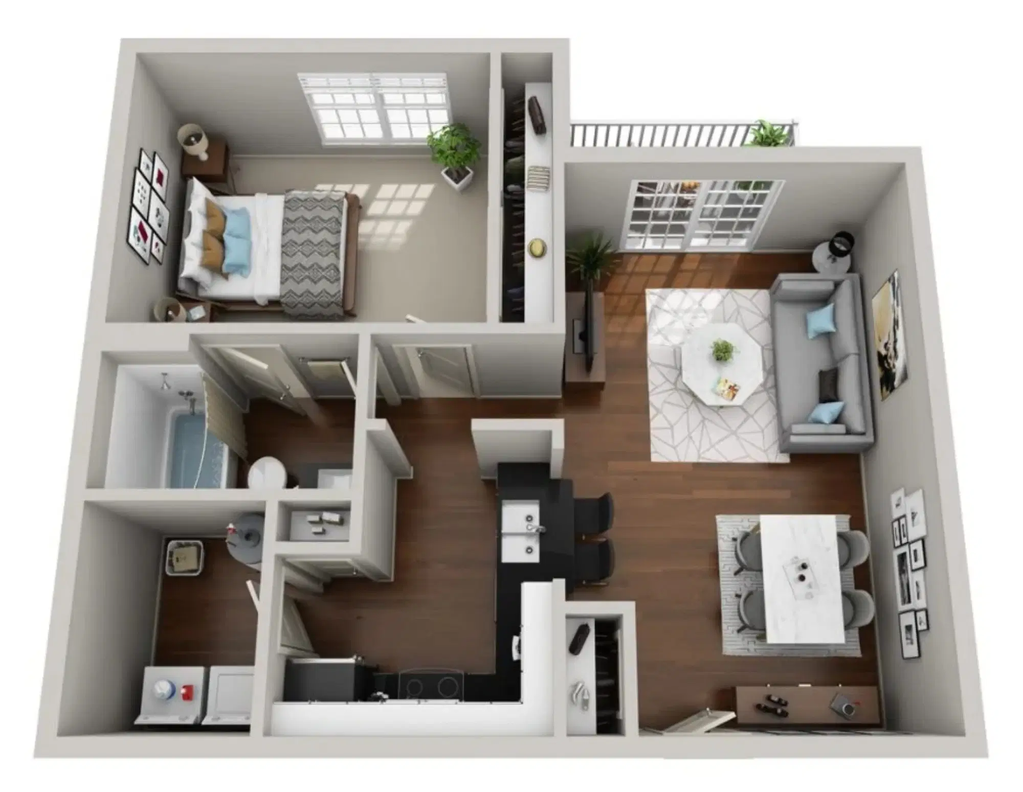 The Landing, West Lafayette – 1 Bedroom 1 Bathroom | A7