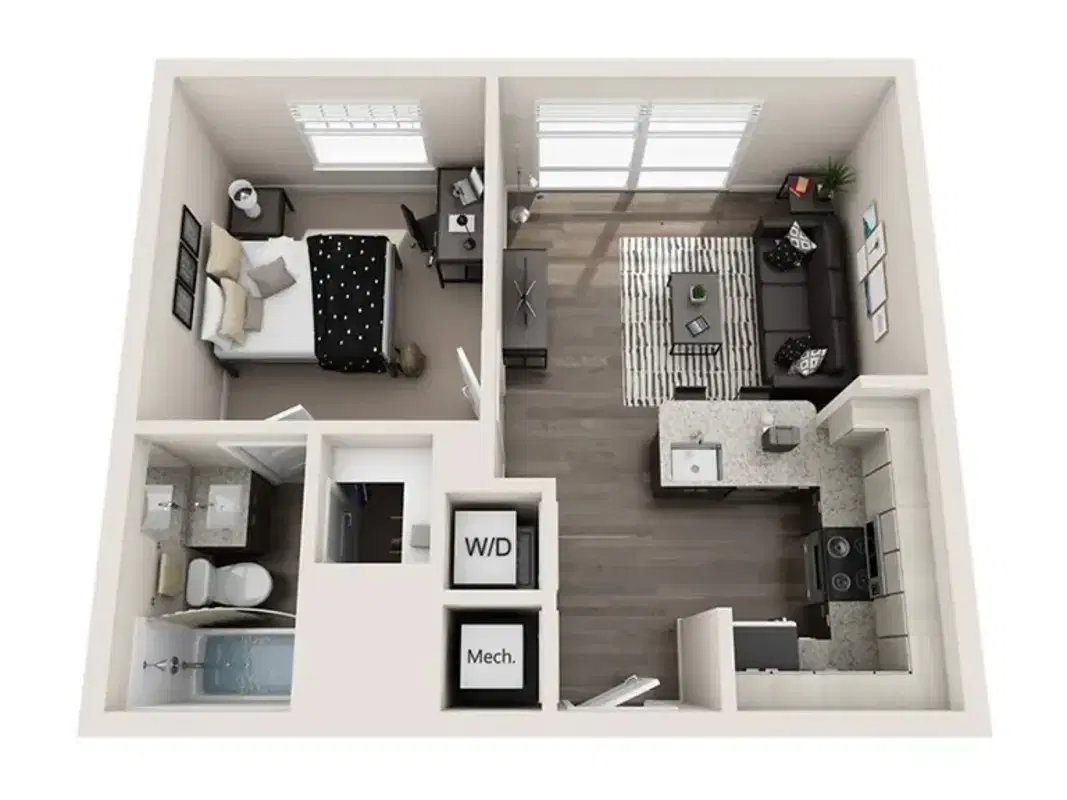 Apex, College Station – Room in a 1 Bed 1 Bath | The Arden