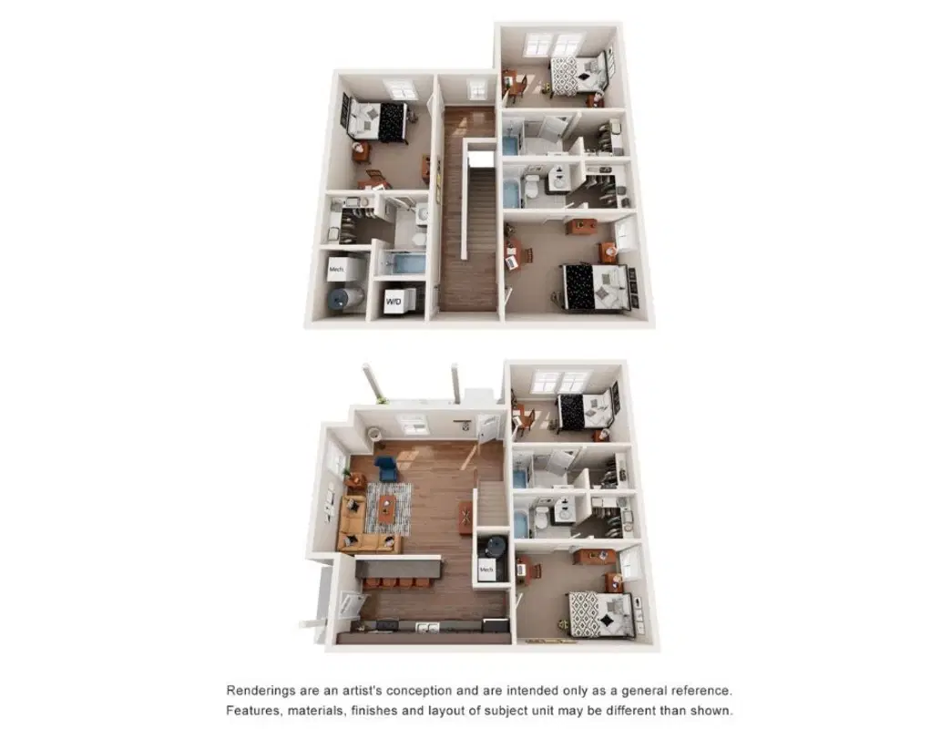 The Cottages of College Station, College Station – 5 Bedroom 5 Bathroom | Five Bedroom Duplex