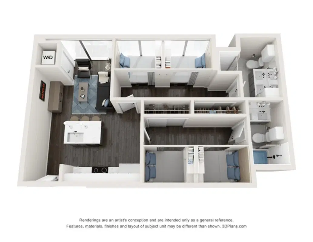 Villas On Rio, Austin – Room in 2 Bed 2 Bath | B2-Shared