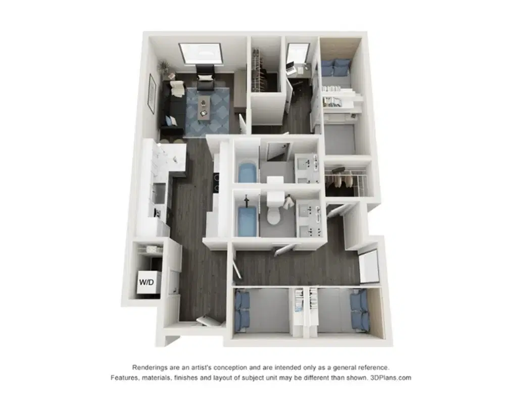 Villas On Rio, Austin – Room in 2 Bed 2 Bath | B4-Shared