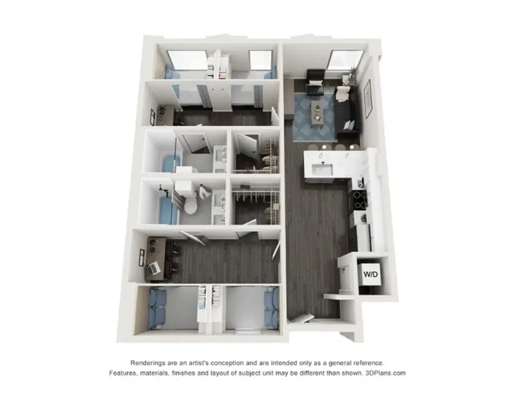 Villas On Rio, Austin – Room in 2 Bed 2 Bath | B5-Shared