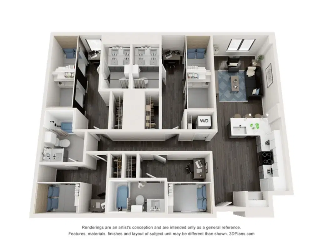 Villas On Rio, Austin – Room in 4 Bed 4 Bath | D5-Shared