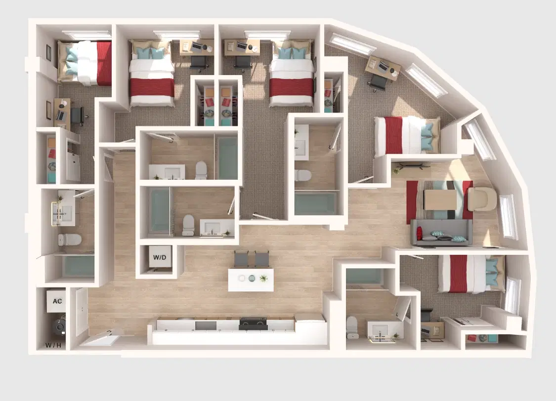 The Penny, College Station – 5 Bed 5 Bath | The Heads