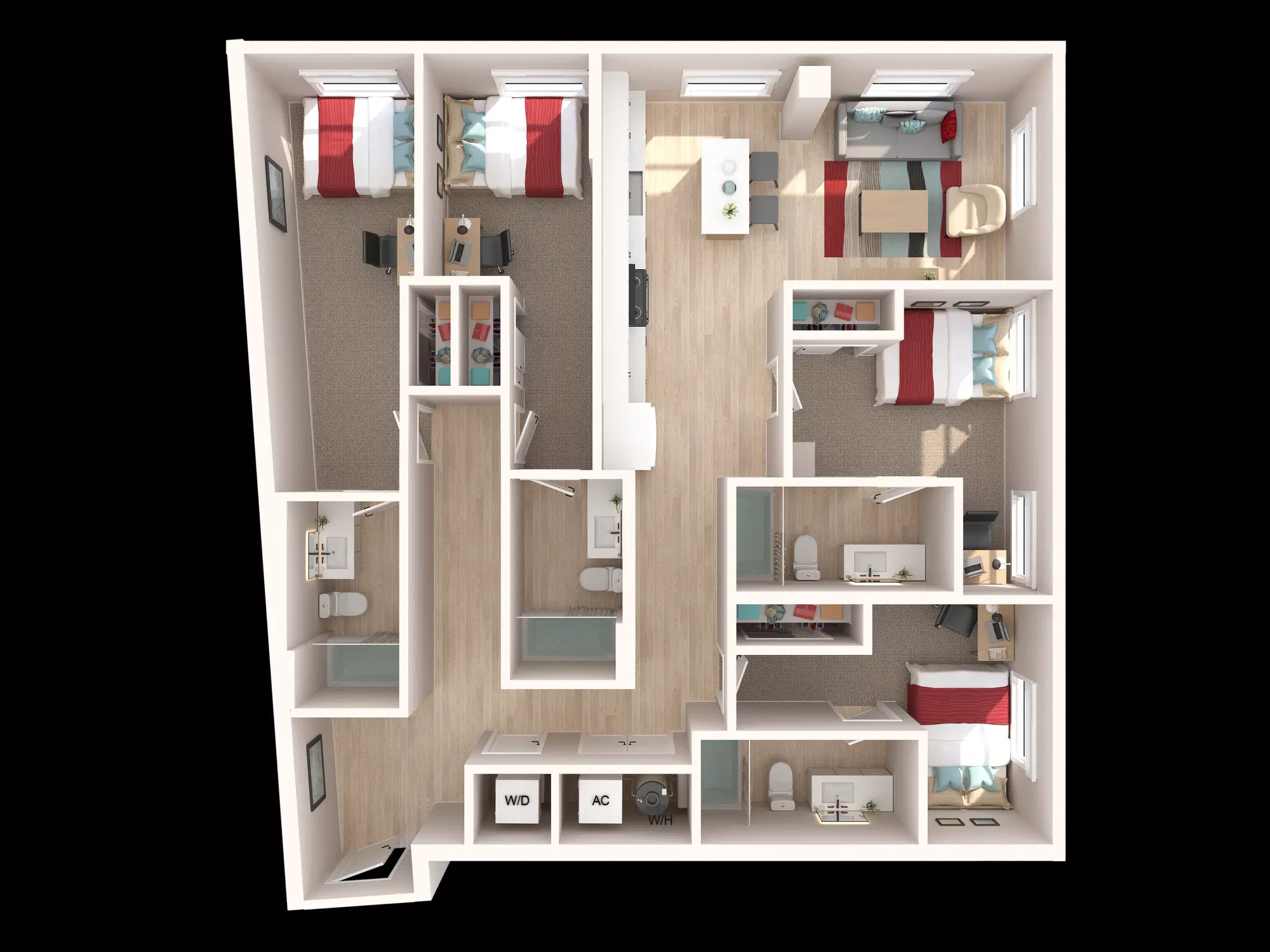 The Penny, College Station – 4 Bed 4 Bath | The Legacy