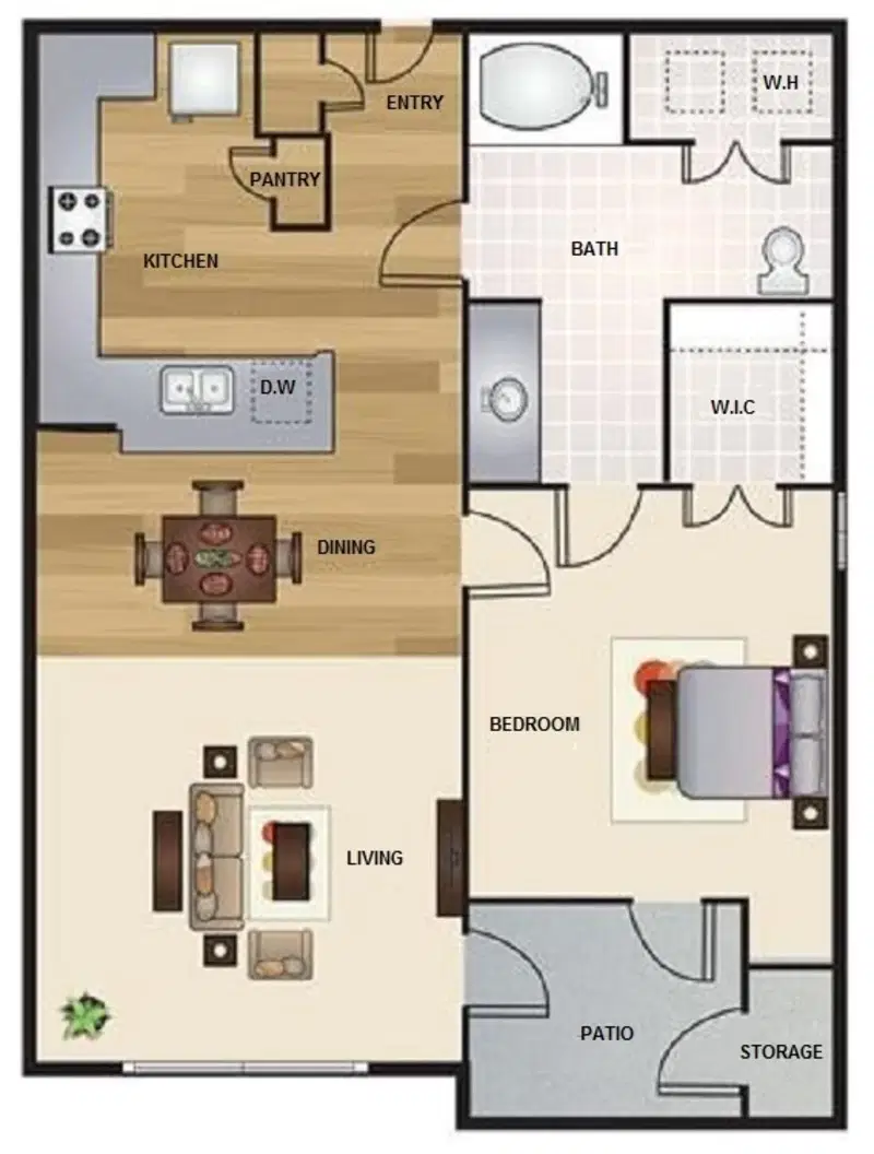 Oxford at Crossroads Center, Waxahachie – Room in 1 Bed 1 Bath | OCA3