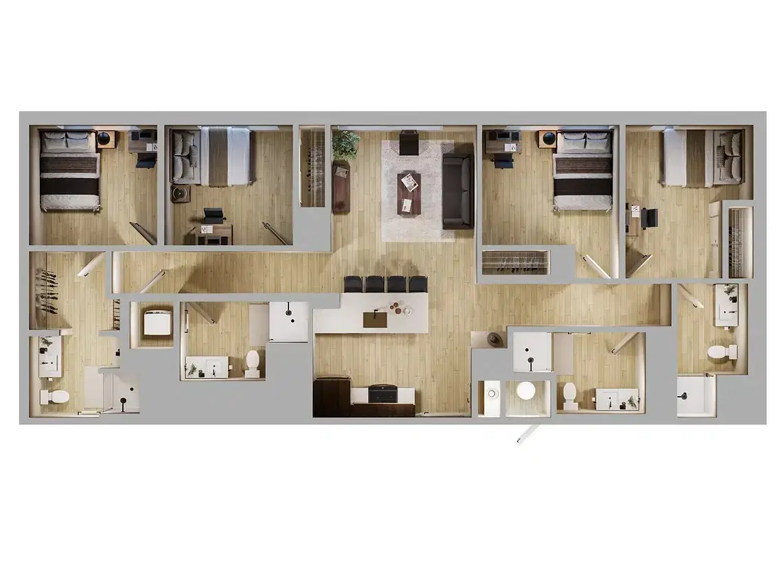 Yugo The Summit, Salt Lake City – 4 Bed 4 Bath Classic