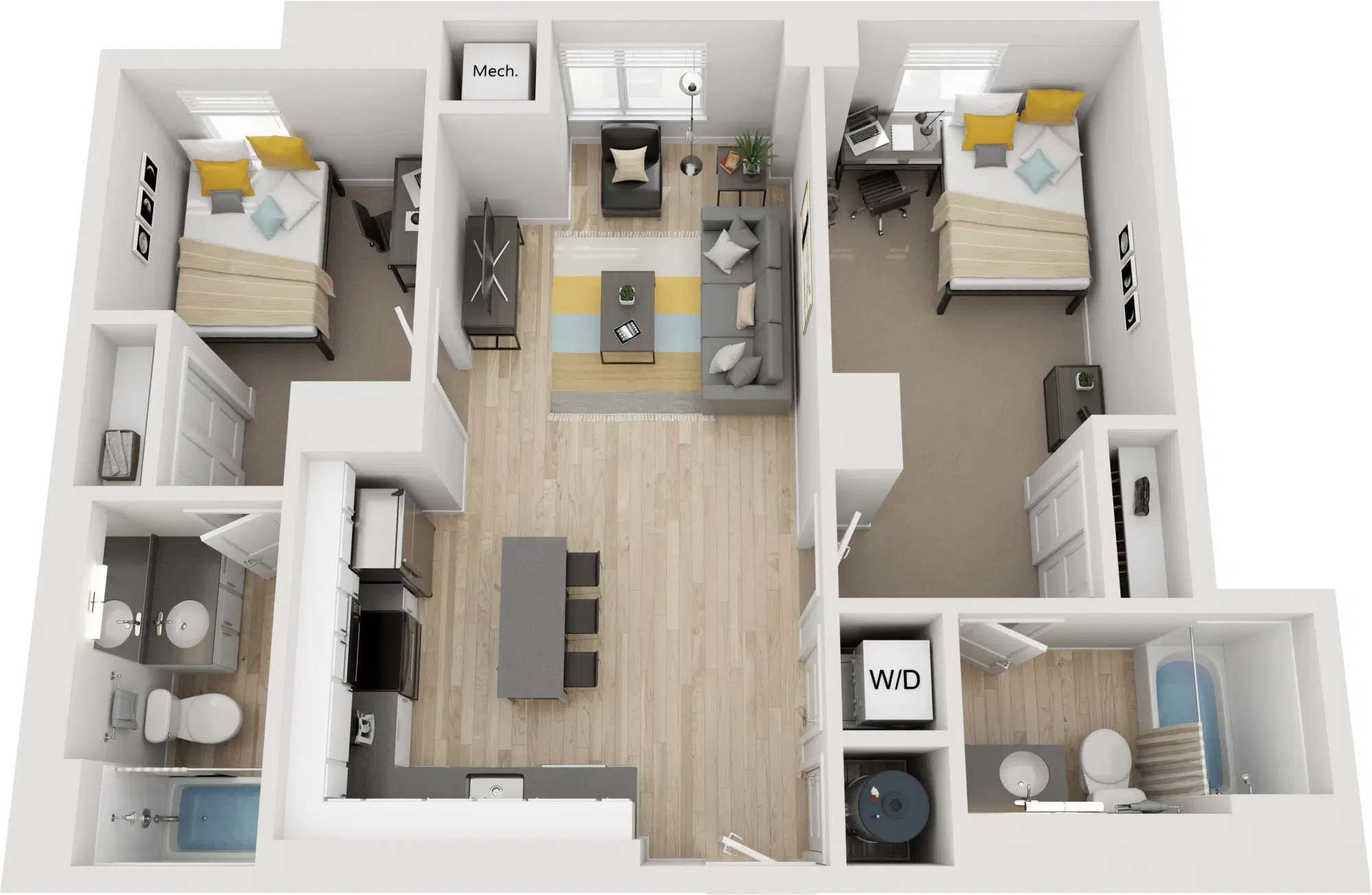 Parc View at Commonwealth, Richmond – B2 - Penthouse