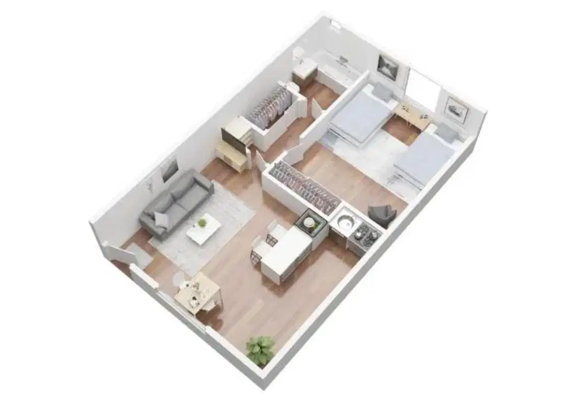 Strathmore Veteran, Los Angeles – 1 Bedroom 1 Bathroom | Arms - Bruin
