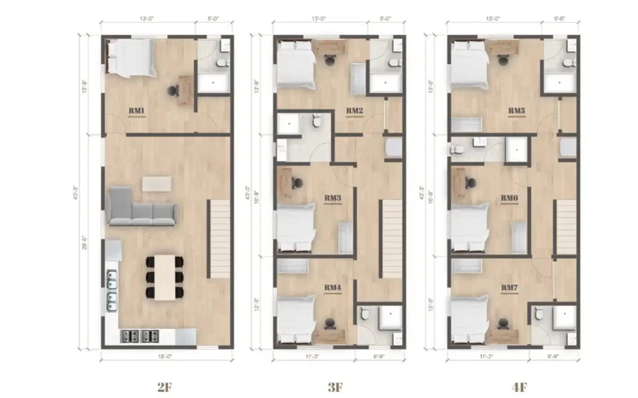1314 W 35th Pl, Los Angeles – Room in a 7 Bedroom 7 Bathroom (1316 1/2 W 35th Pl)