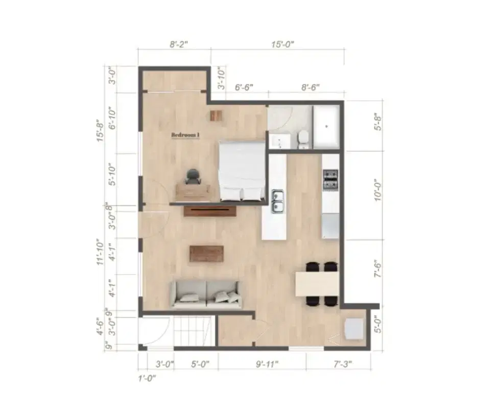1181 Rolland Curtis Pl, Los Angeles – Room in a 1 Bedroom 1 Bathroom (1181 1/2 Rolland Curtis Pl)