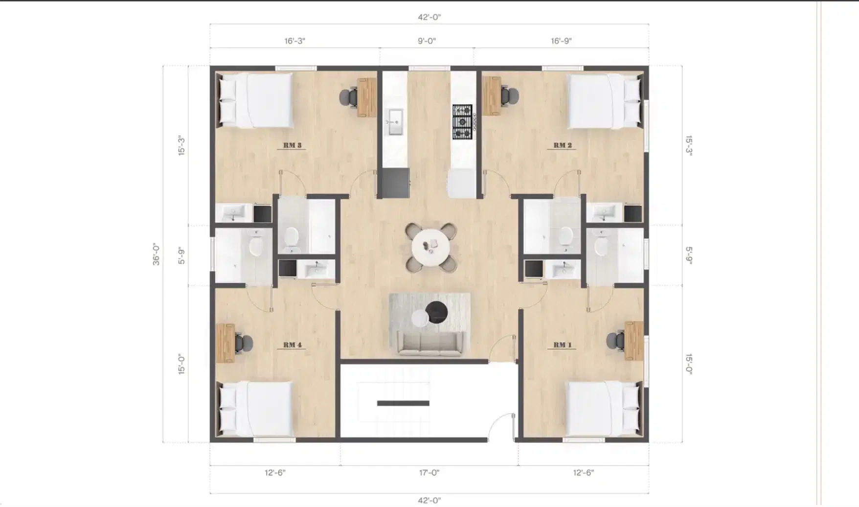 6064 W Cashio St, Los Angeles – Room in A 4 Bedroom 4 Bathroom (6064 1/2 W Cashio St)