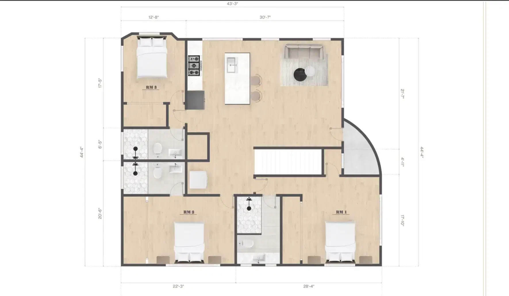 6064 W Cashio St, Los Angeles – Room in A 3 Bedroom 3 Bathroom (6066 W Cashio St)