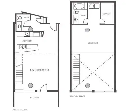 The Lofts at Mockingbird Station, Dallas – 1 Beds 1.5 Baths Penthouse