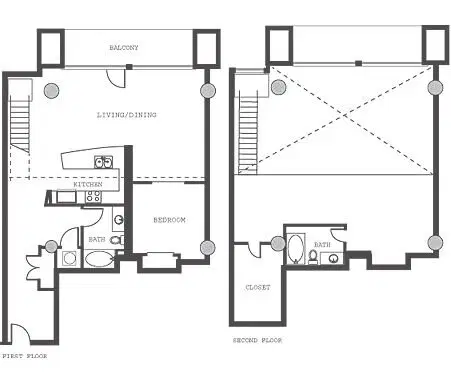 The Lofts at Mockingbird Station, Dallas – 2 Bed 2.5 Bath Penthouse