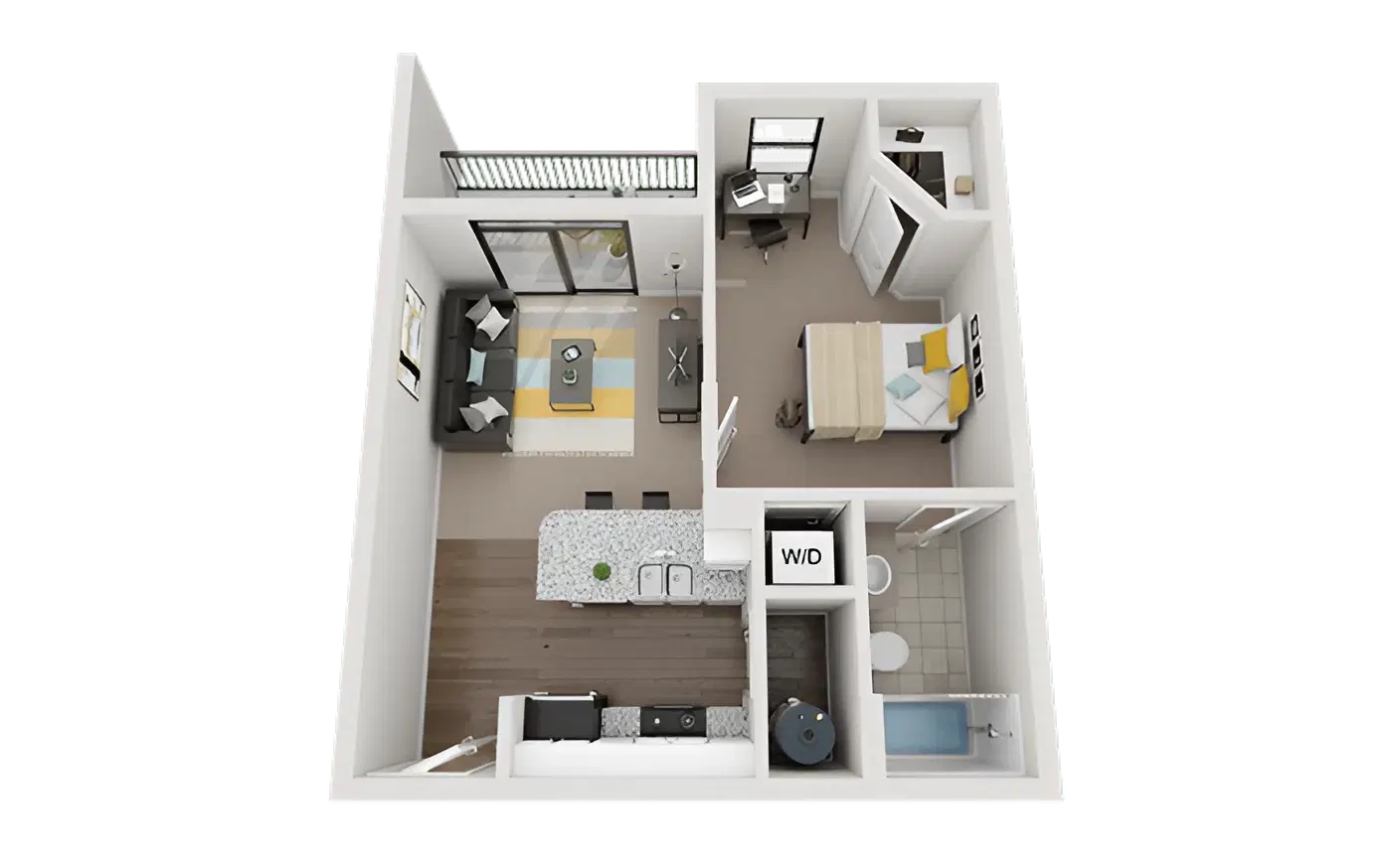 Greene Crossing, Columbia – Private Room - 1x1-1 Flats (1 Bed - 1 Bath)