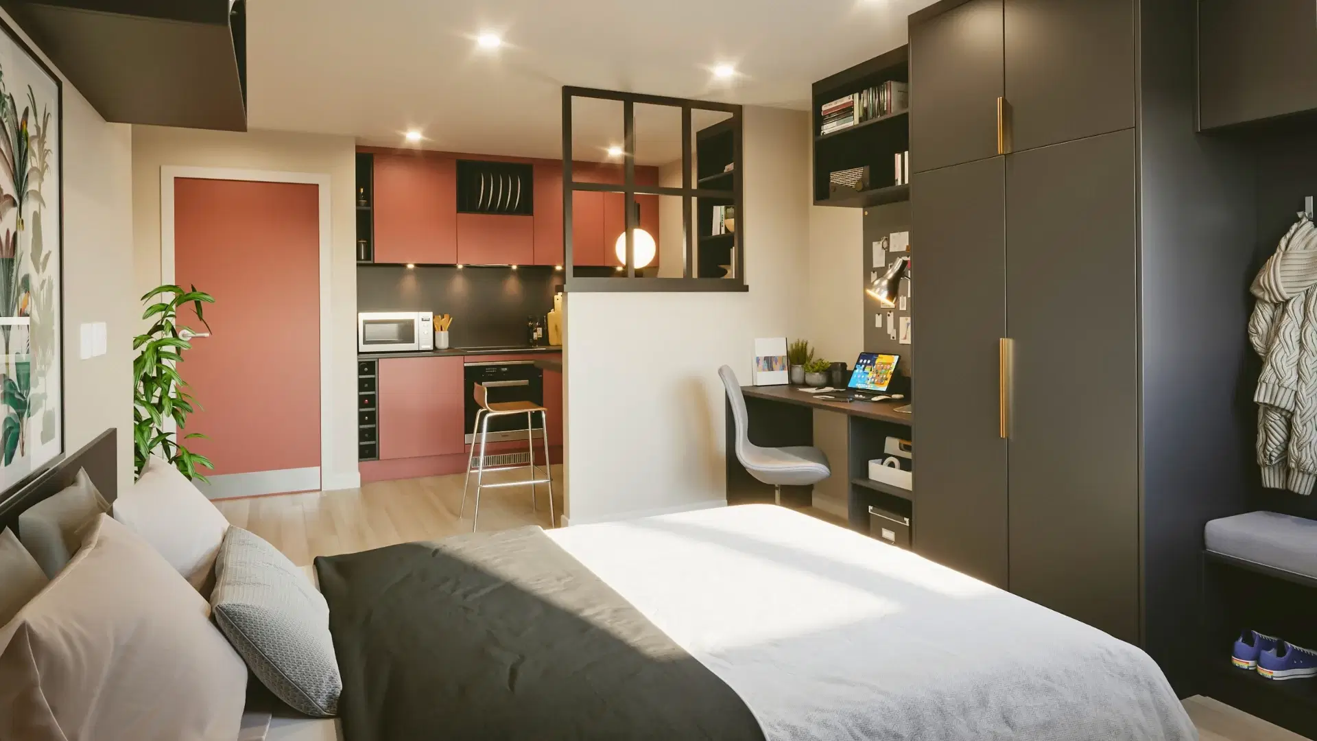Exchange Court, Leeds – Balcony Large Studio With Views