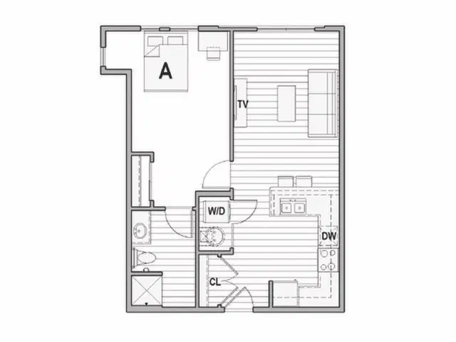 Uncommon Columbus, Columbus – 1 Bedroom 1 Bathroom | 1x1 Terrace