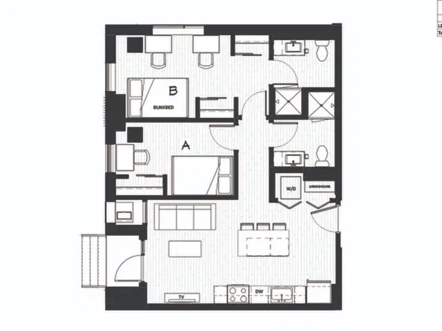Uncommon Dinkytown, Minneapolis – Room in 2 Bedroom 2 Bathroom | 2x2