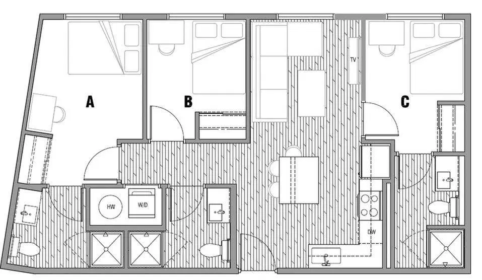 Identity Boise, Boise – Room in 3 Bedroom 3 Bathroom | 3x3