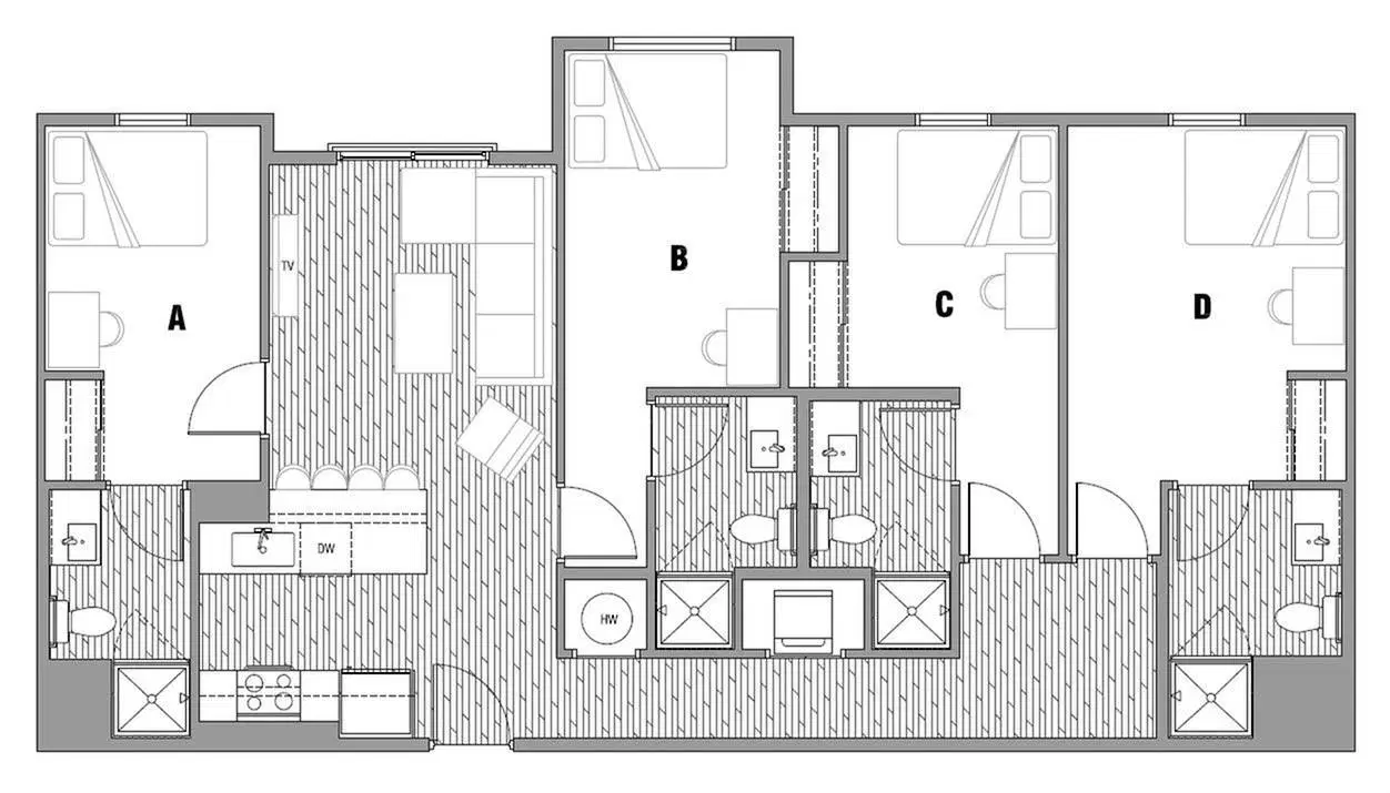 Identity Boise, Boise – Room in 4 Bedroom 4 Bathroom | 4x4