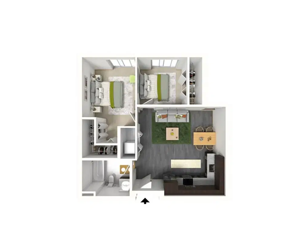Stonefire Berkeley, Berkeley – Room in 2 Bedroom 1 Bathroom | B1