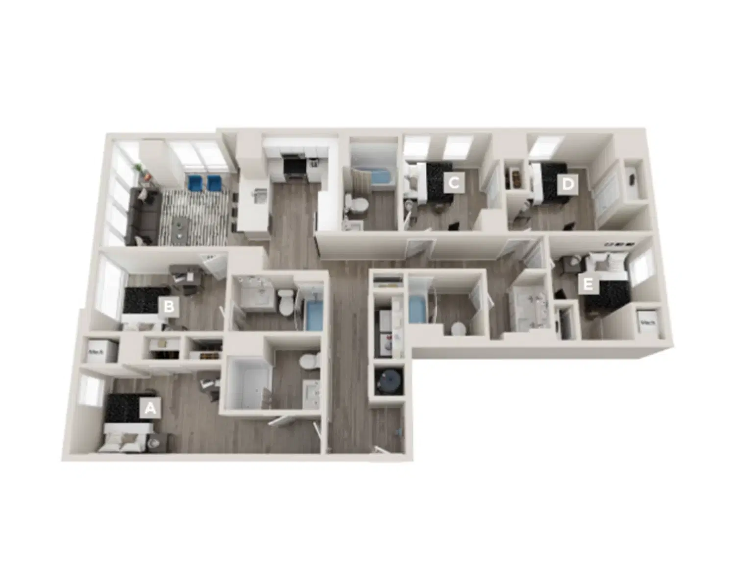 Standard at Philadelphia, Philadelphia – Edgewood Room in 5 Bedroom 4 Bathroom