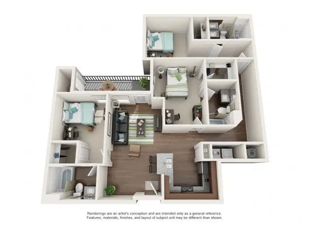 Station At Five Points, Columbia – Room in 3x3