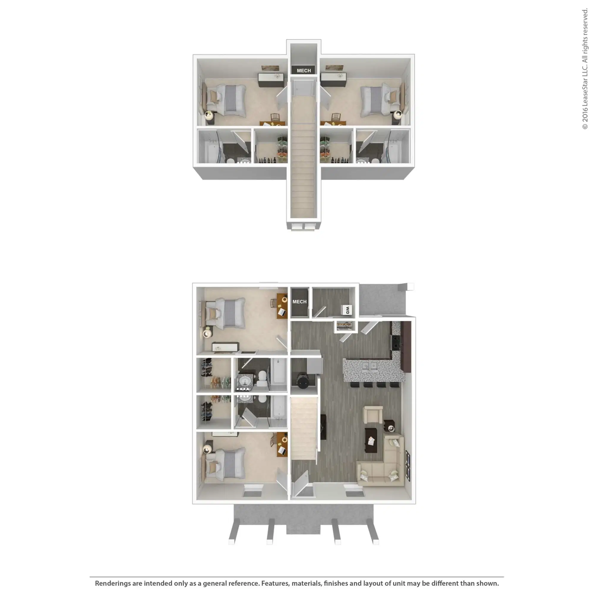 Arlington Cottages & Townhomes, Baton Rouge – Room in 4 Bedroom 4 Bathroom | 4 Cottage