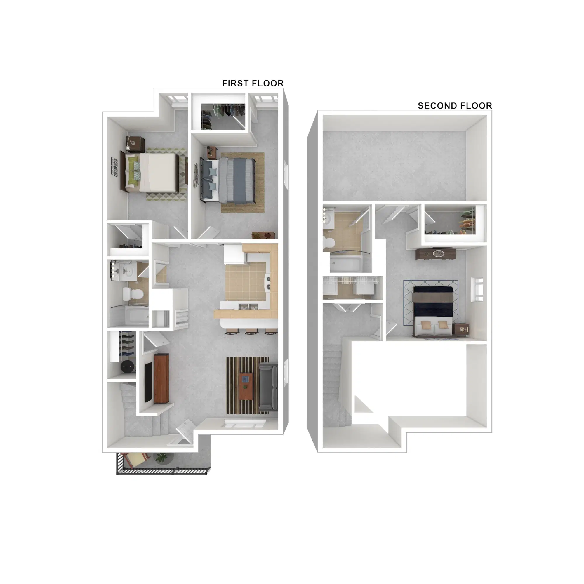 Maple Ridge Townhomes, Blacksburg – 3 Bedroom Luxury Room in 3 Bedroom 2 Bathroom