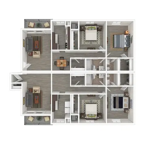 Terrace View, Blacksburg – Room in 4 Bedroom 2.5 Bathroom | 4x2.5 T1